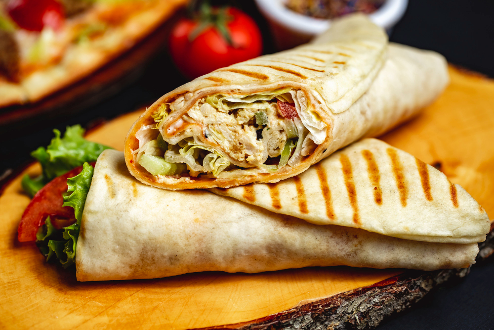 Chicken Yaprak Doner Wrap