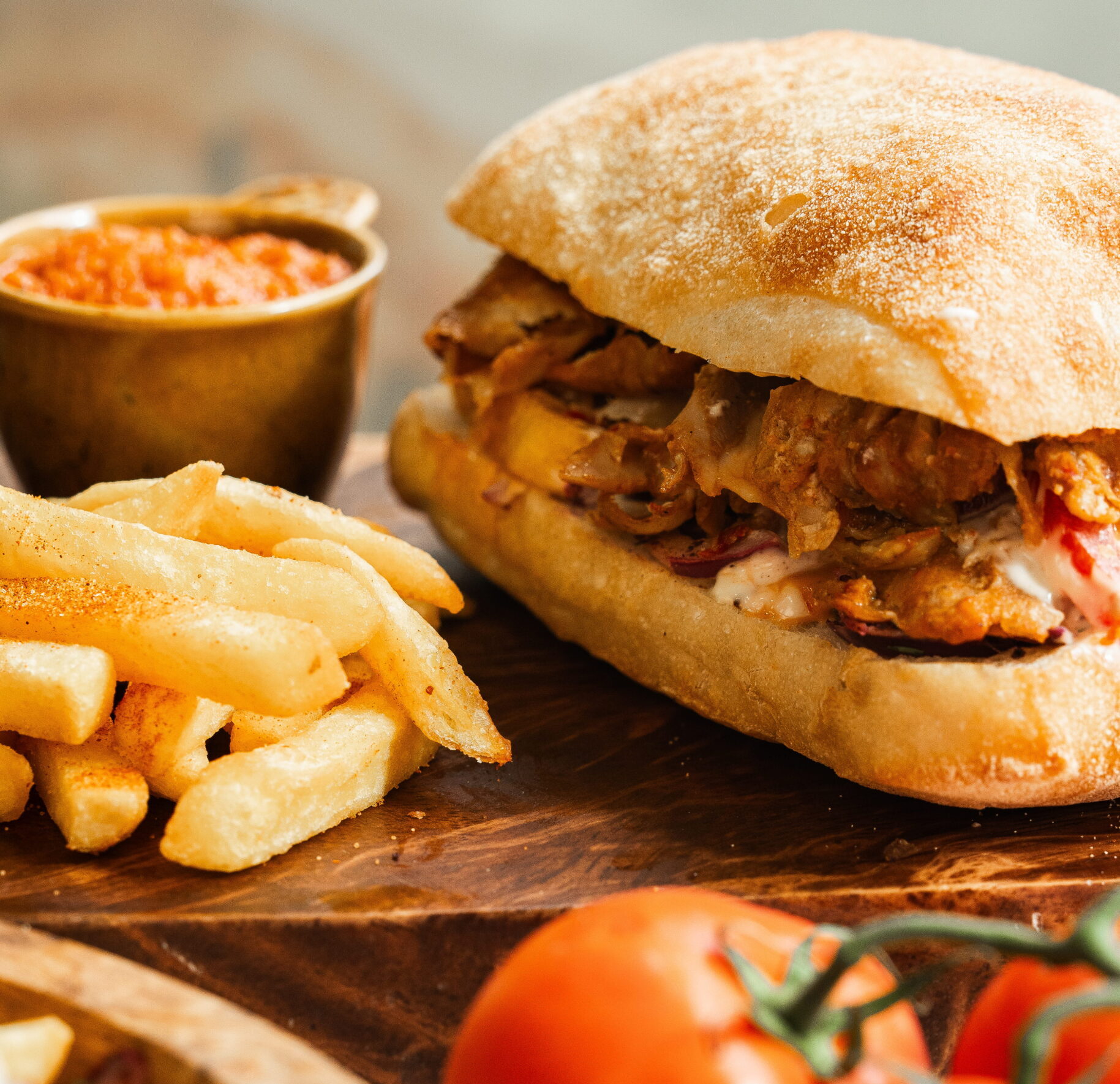 Chicken Yaprak Doner with Signature Bread